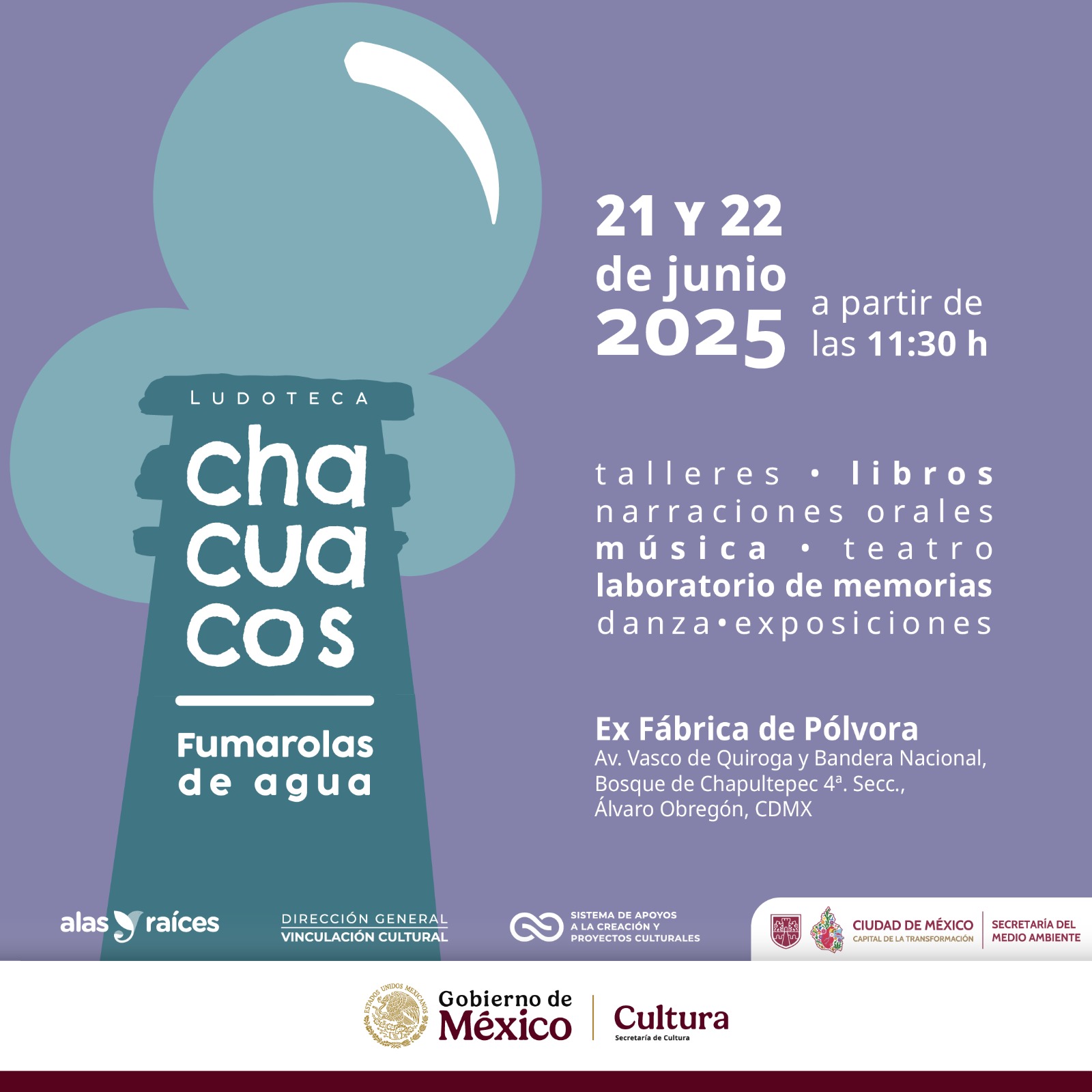 Entrada: ARRANCAN ACTIVIDADES EN LA LUDOTECA “CHACUACOS, FUMAROLAS DE AGUA”, EN LA EX FÁBRICA DE PÓLVORA